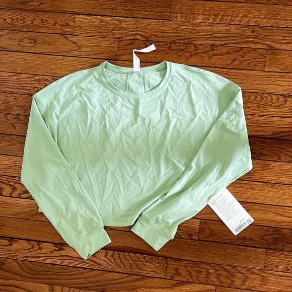 💚 LULULEMON muscle love long sleeve in Creamy Mint - Picture 2 of 4